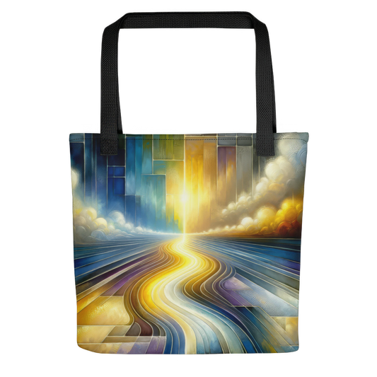 Abstract Art Tote Bag: Enlightened Path