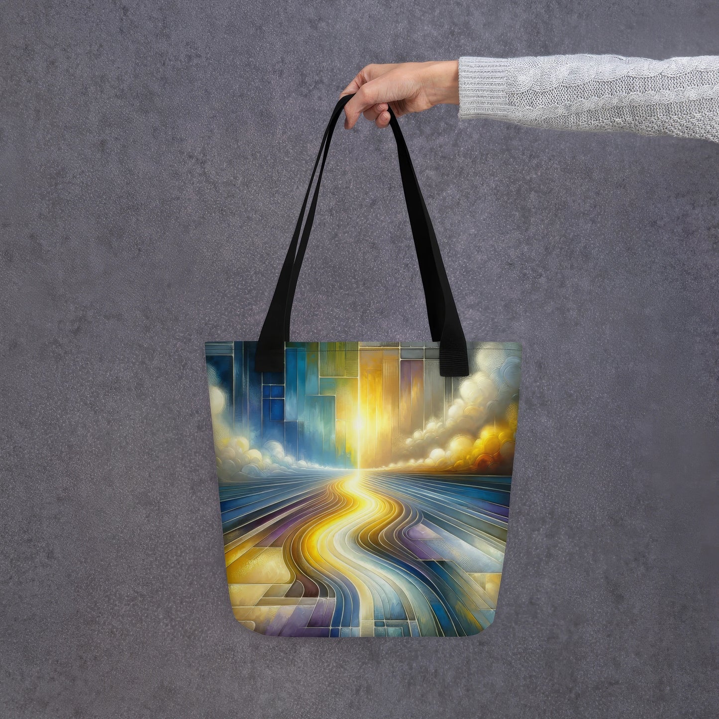 Abstract Art Tote Bag: Enlightened Path