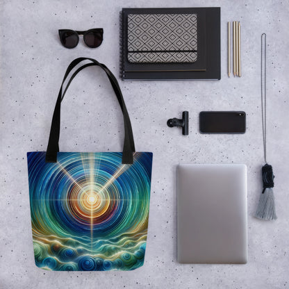 Abstract Art Tote Bag: Legacy's Resonance