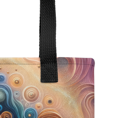 Abstract Art Tote Bag: Confluence of Consciousness