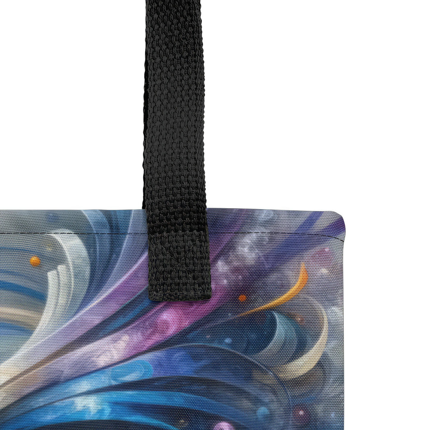 Abstract Art Tote Bag: Synthetic Symphony
