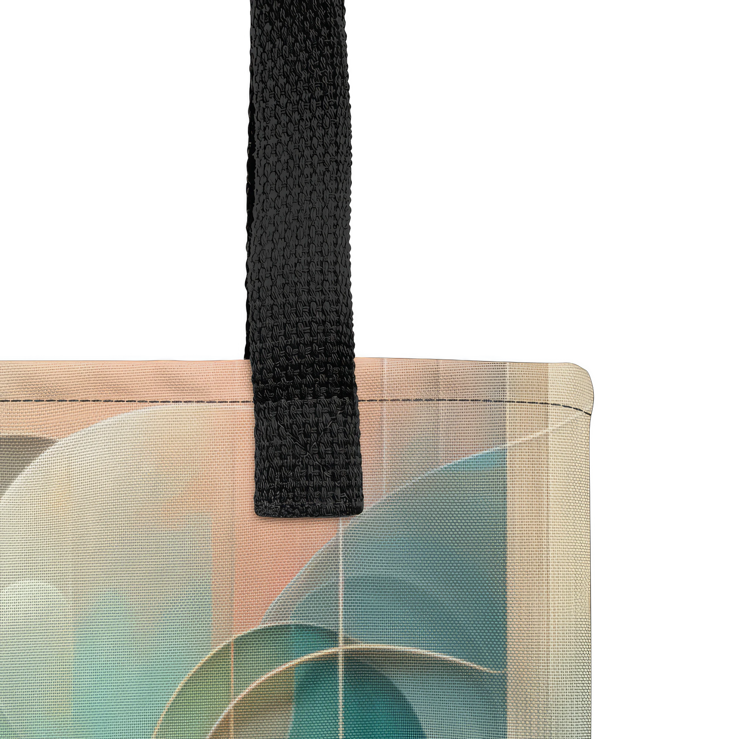 Abstract Art Tote Bag: Harmony in Motion