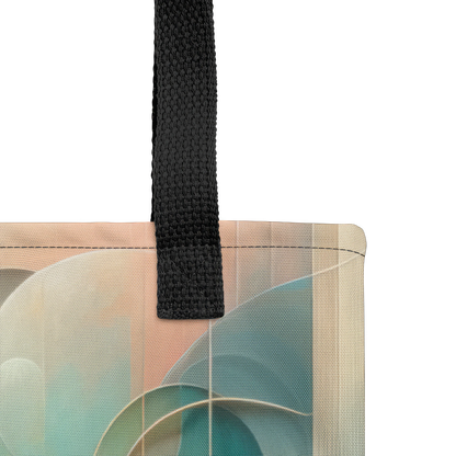 Abstract Art Tote Bag: Harmony in Motion