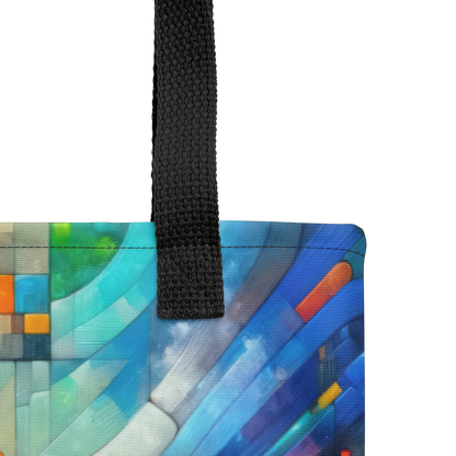 Abstract Art Tote Bag: Innovation Spectrum