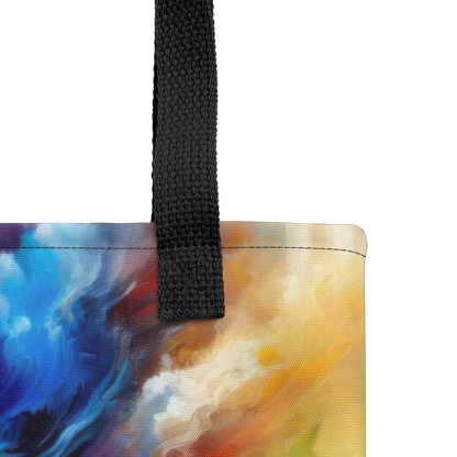 Abstract Art Tote Bag: Exploration Spectrum