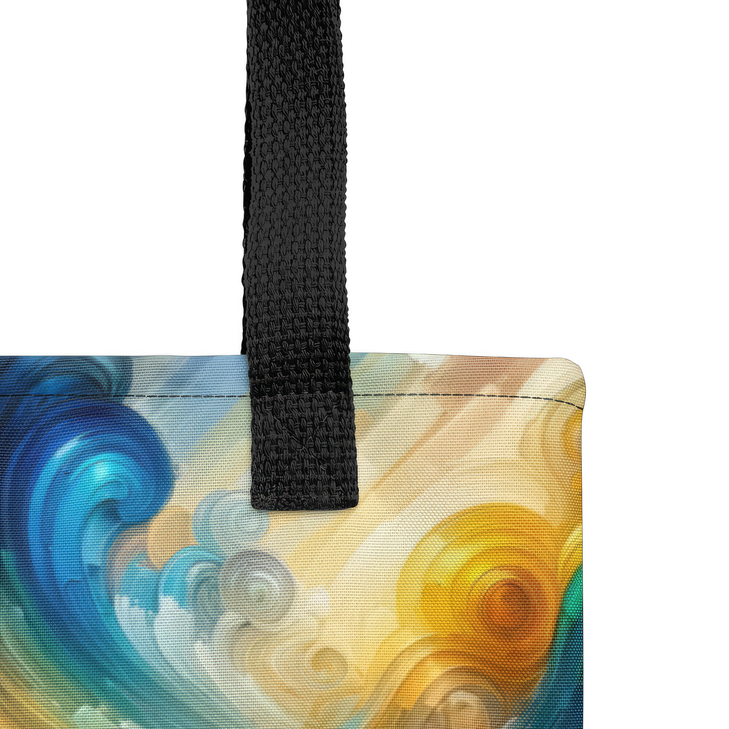 Abstract Art Tote Bag: Creative Currents