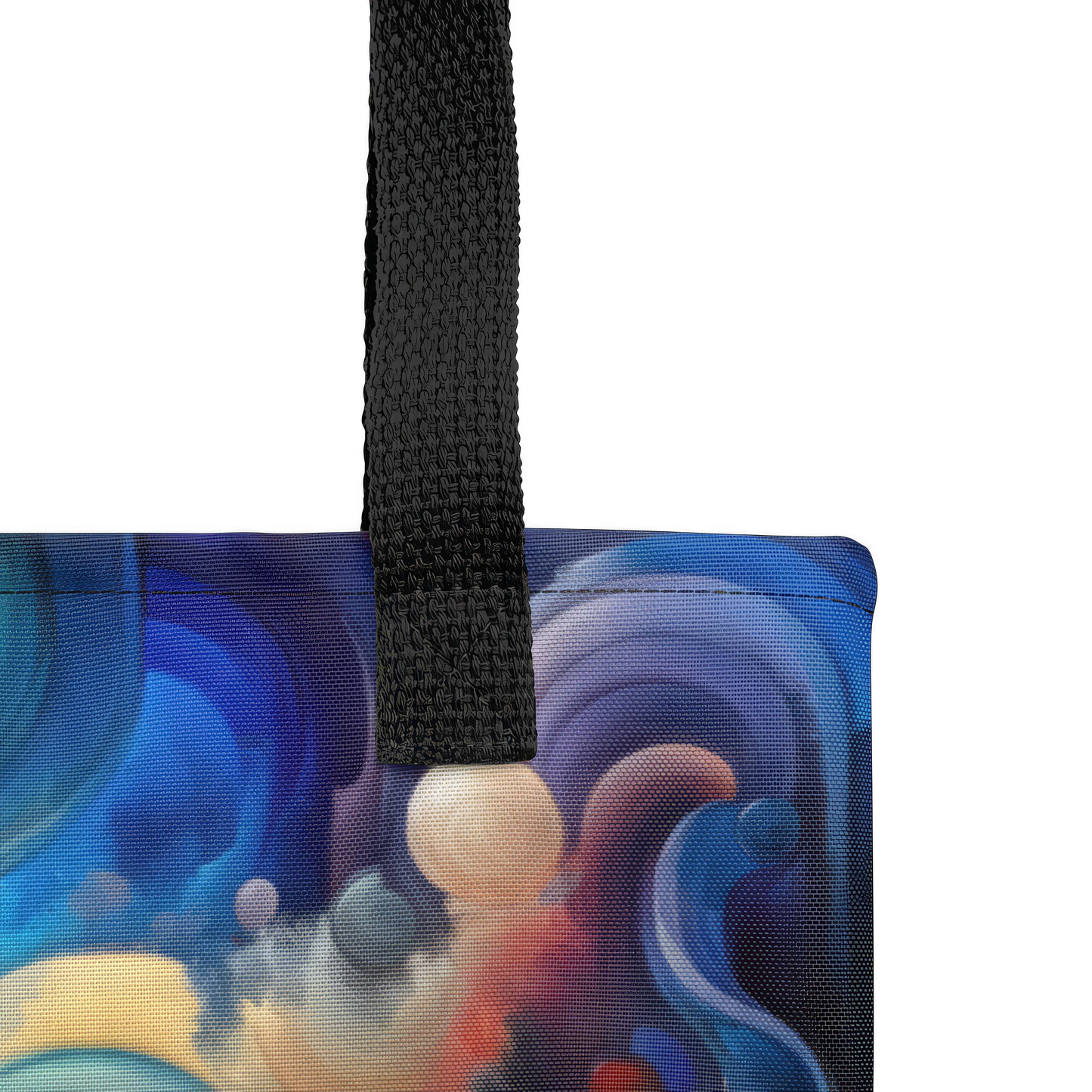 Abstract Art Tote Bag: Dynamic Flux