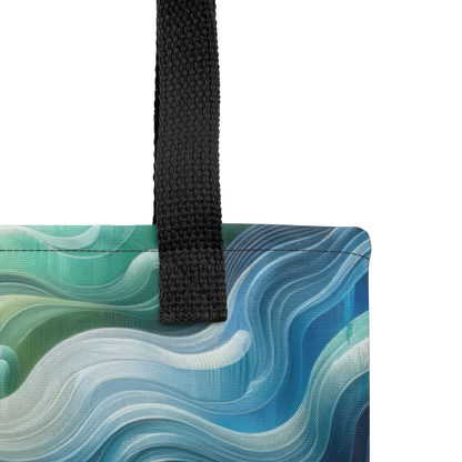 Abstract Art Tote Bag: Progressive Currents