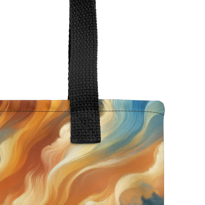 Abstract Art Tote Bag: Waves of Transformation
