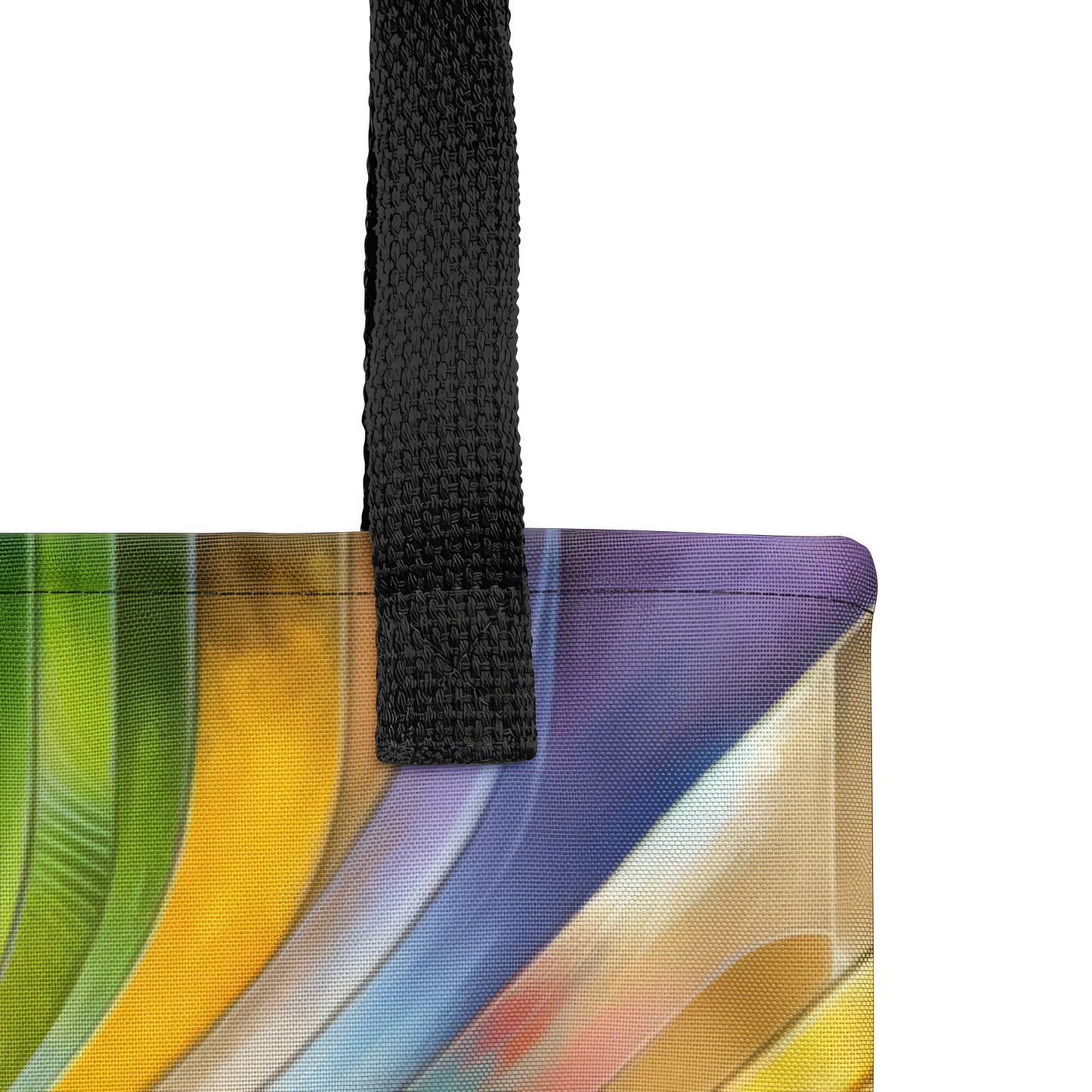 Abstract Art Tote Bag: Evolutive Spectrum