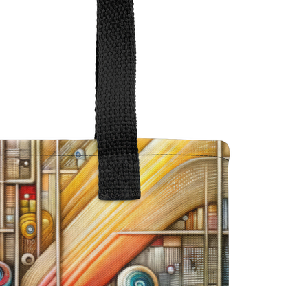 Abstract Art Tote Bag: The Connected Tapestry