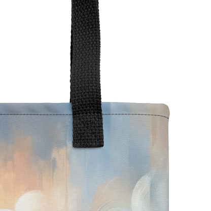 Abstract Art Tote Bag: Mindful Serenity