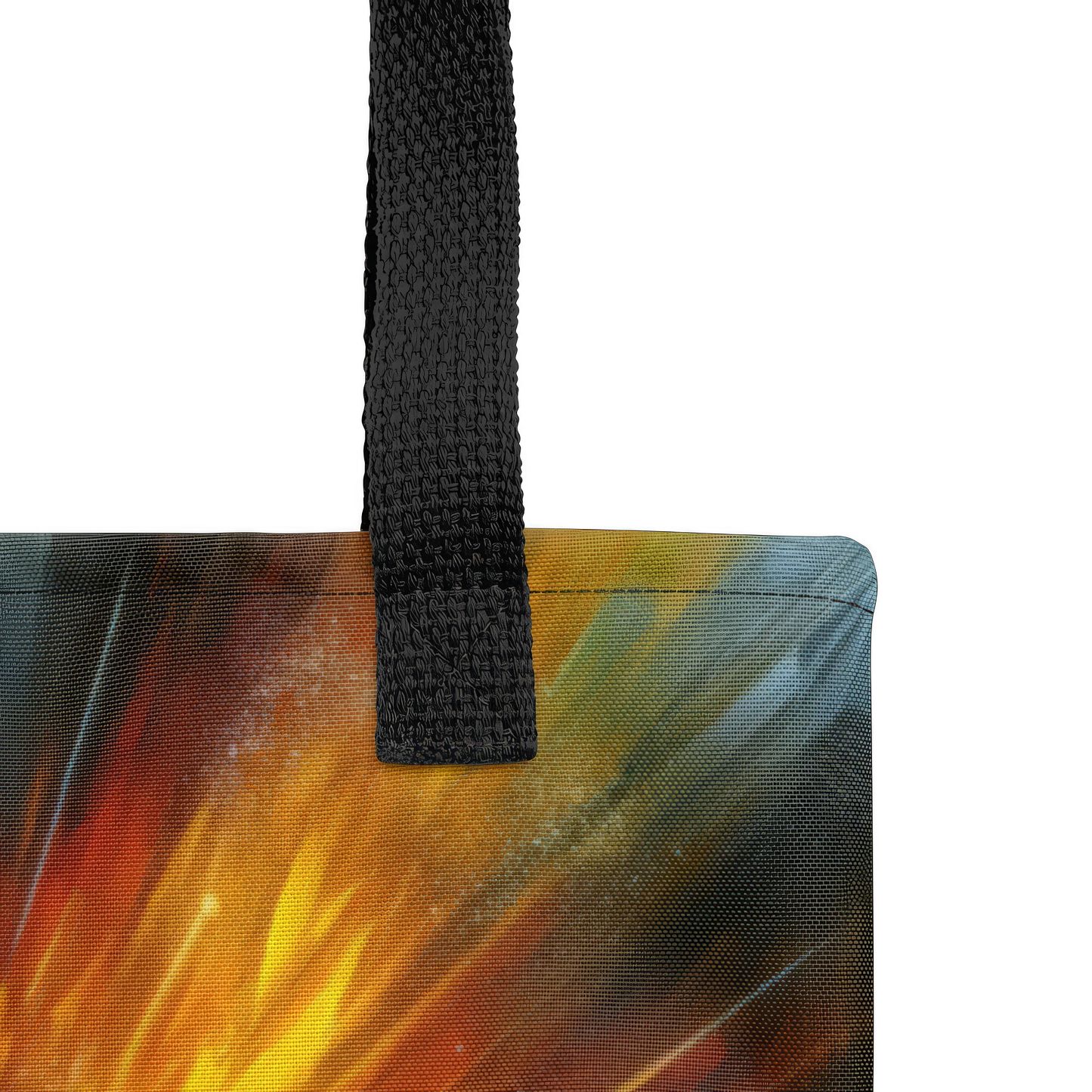 Abstract Art Tote Bag: Resolute Radiance