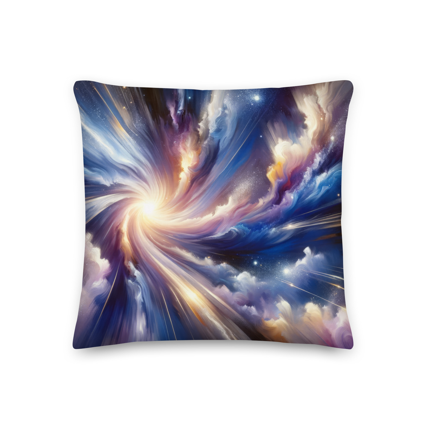 Abstract Art Pillow: Eternal Perspectives