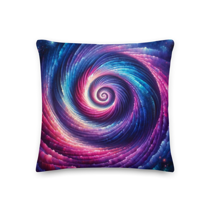 Abstract Art Pillow: Innovation Spiral