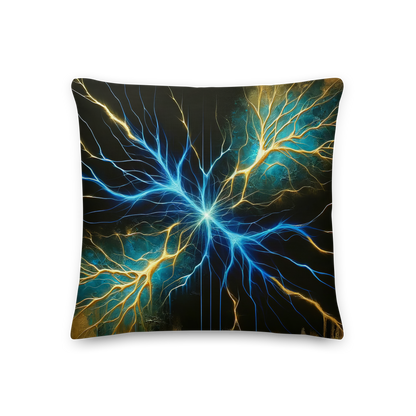 Abstract Art Pillow: Strategic Synapses