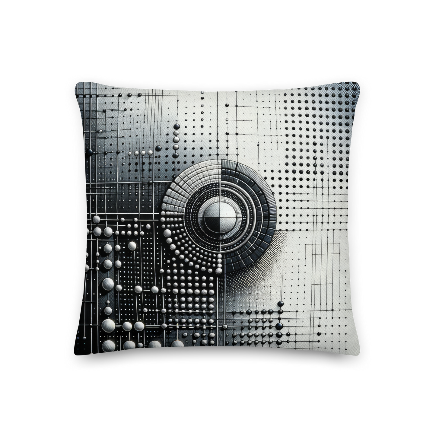 Abstract Art Pillow: Precision Matrix