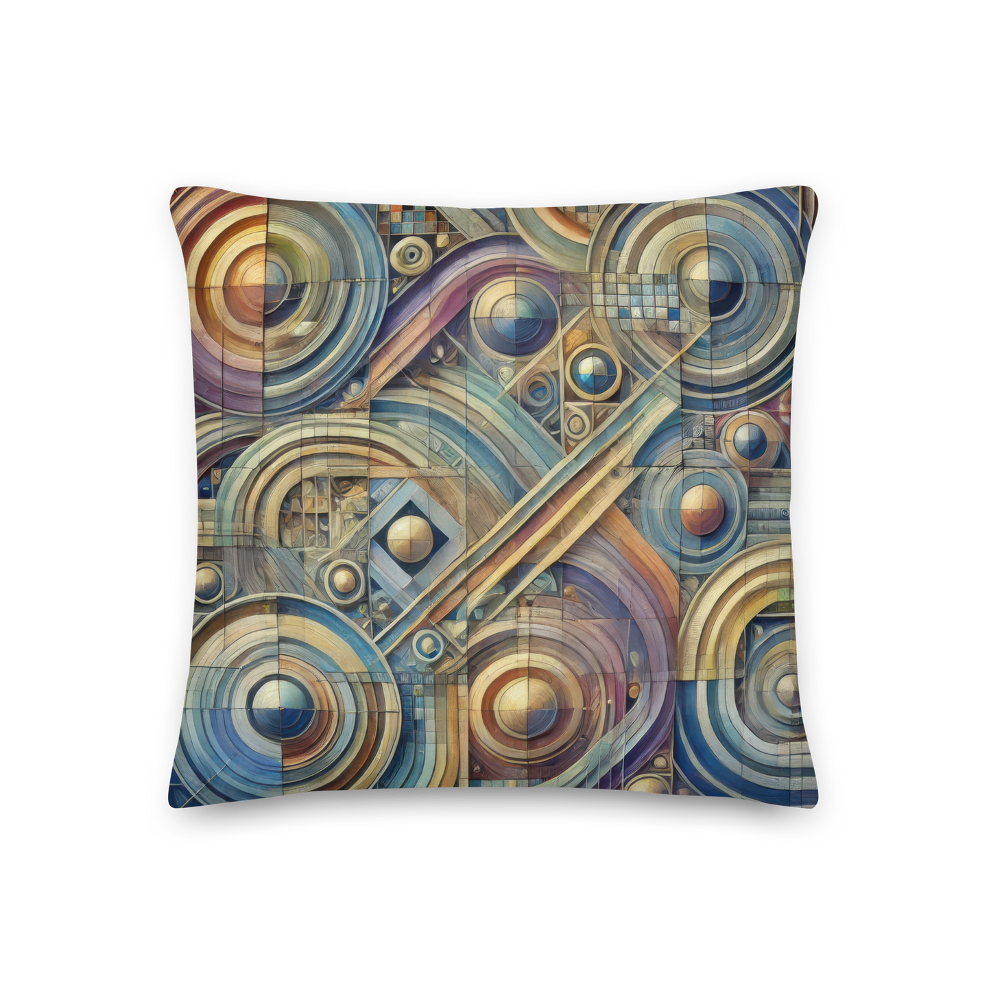 Abstract Art Pillow: Unified Rhythm