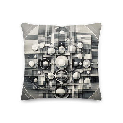 Abstract Art Pillow: Harmonic Alignment