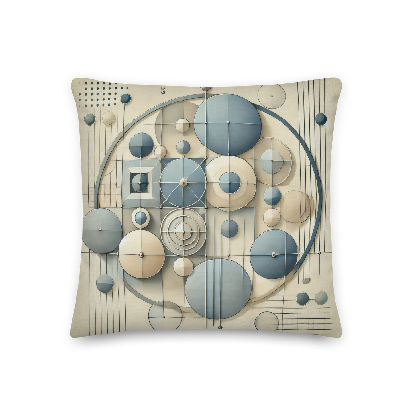 Abstract Art Pillow: Balanced Equilibrium