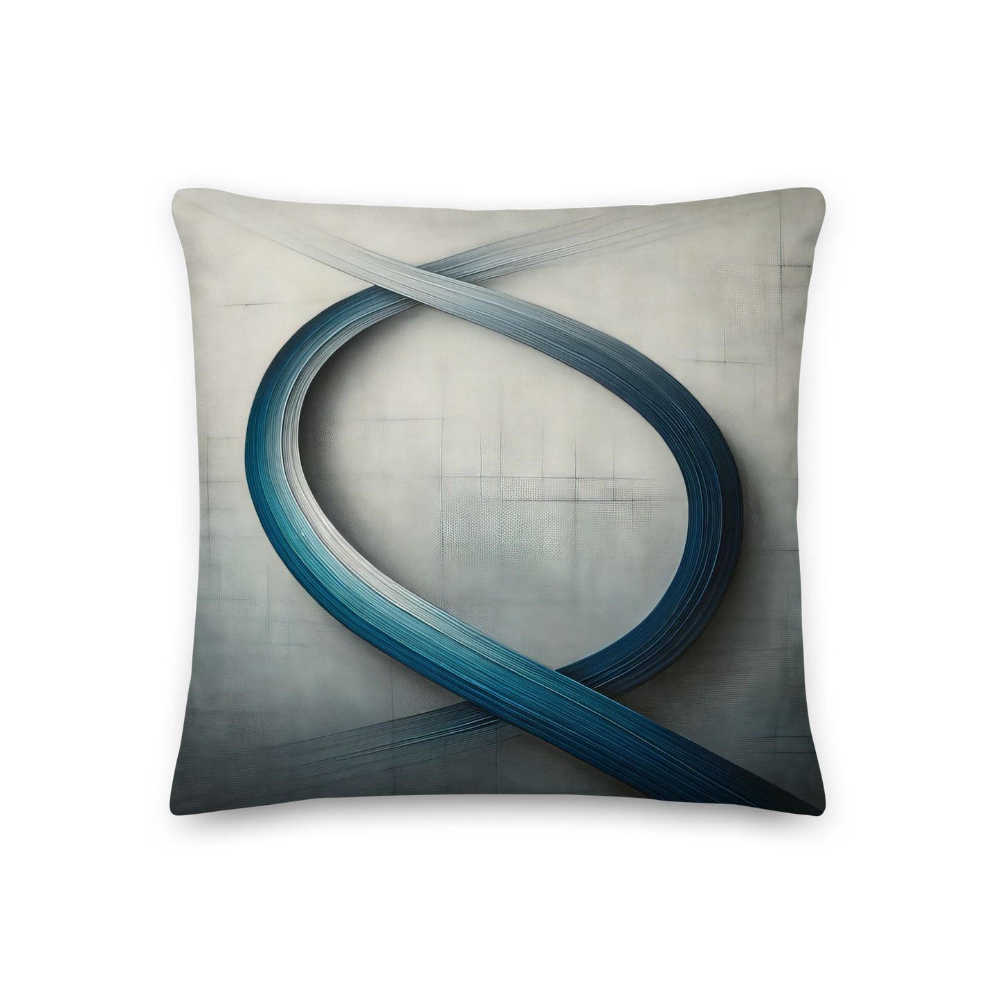 Abstract Art Pillow: Focused Flow