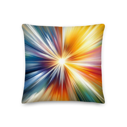 Abstract Art Pillow: Focus Nexus