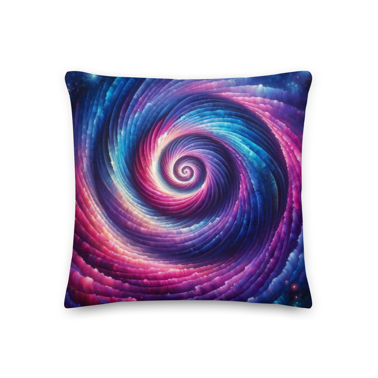 Abstract Art Pillow: Innovation Spiral