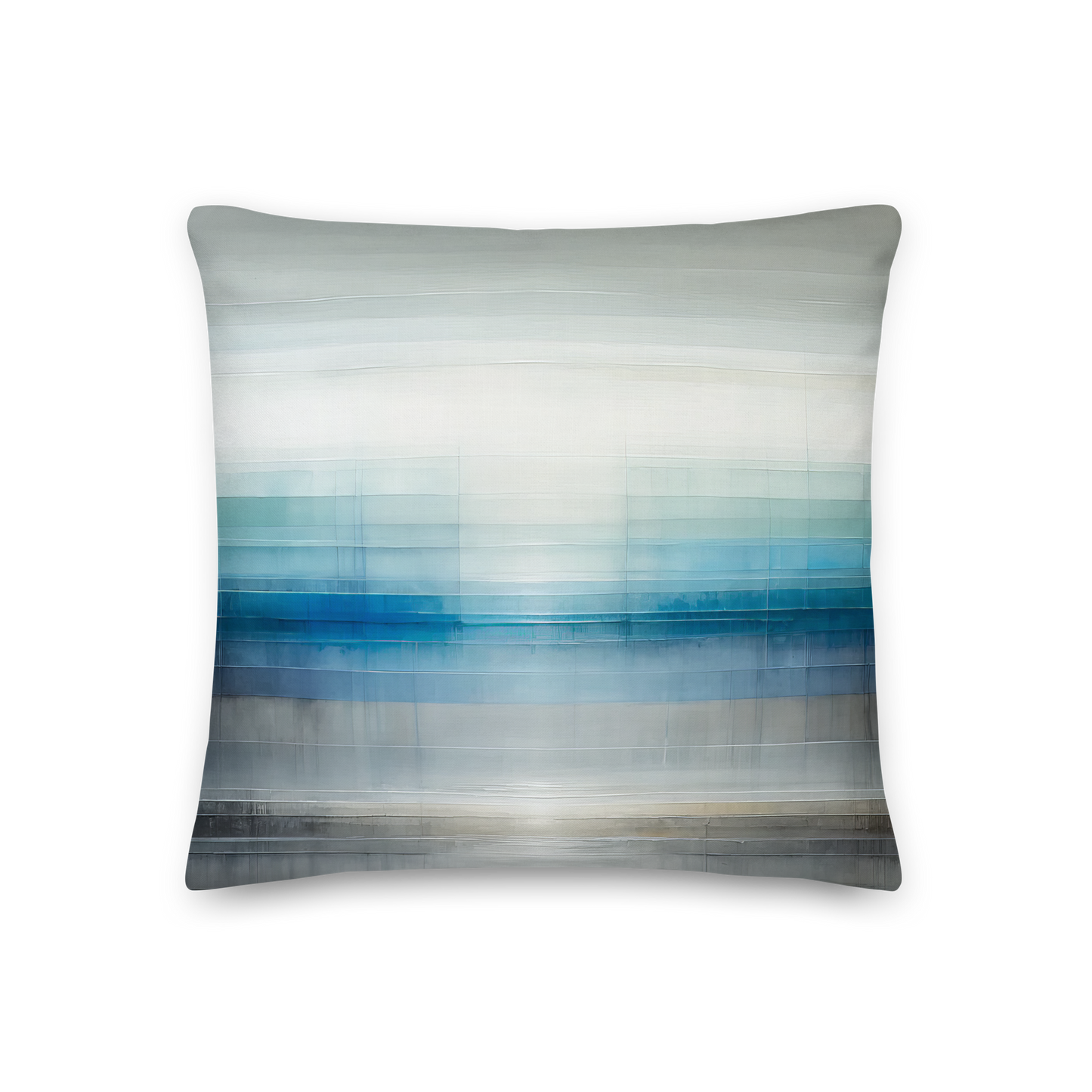 Abstract Art Pillow: Composed Clarity