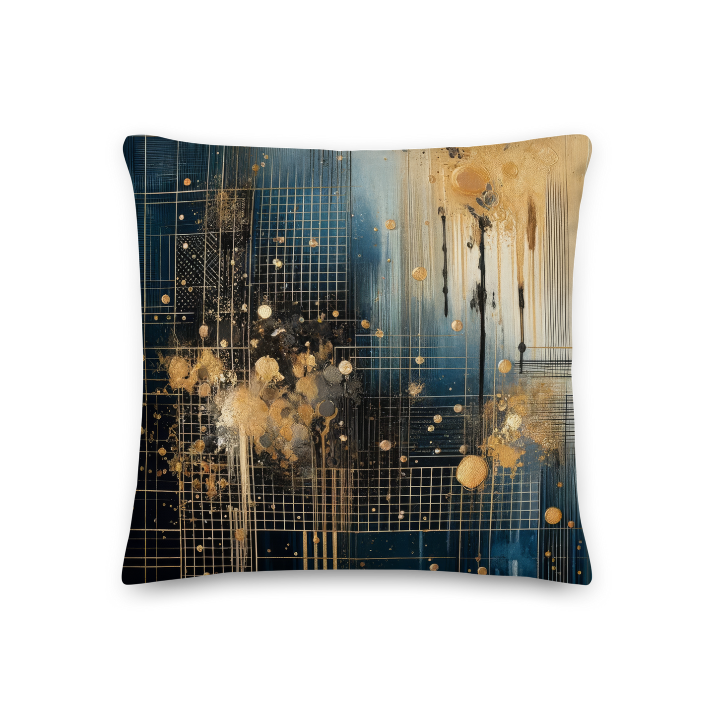 Abstract Art Pillow: Dynamic Framework