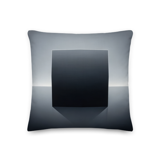 Abstract Art Pillow: Strategic Silence