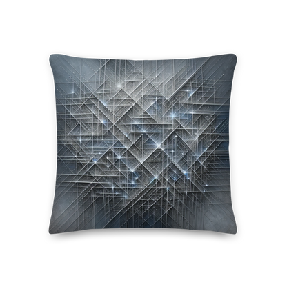 Abstract Art Pillow: Strategic Weave