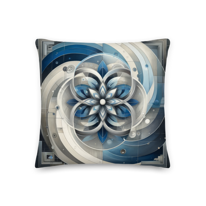 Abstract Art Pillow: Balanced Focus