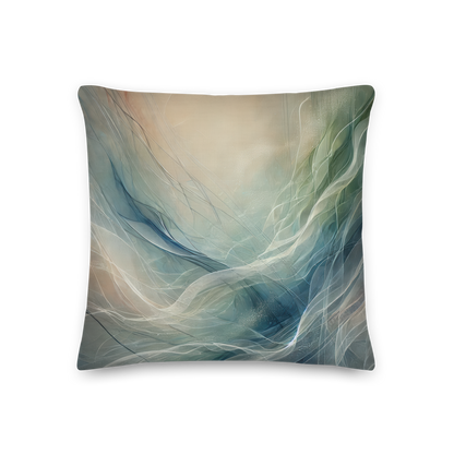 Abstract Art Pillow: Ethereal Harmony