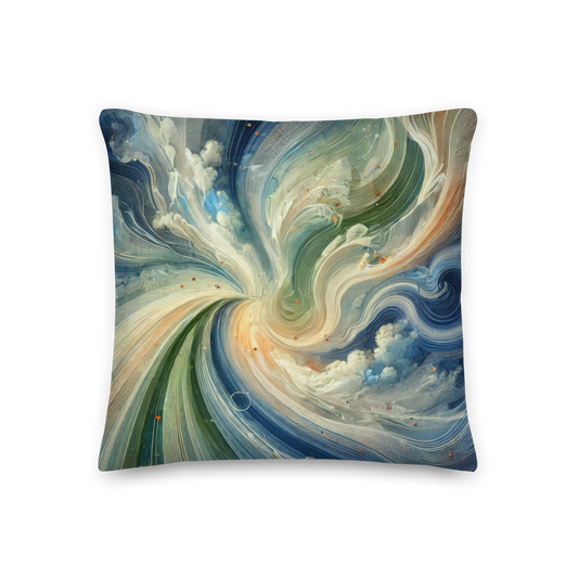 Abstract Art Pillow: Purposeful Continuity