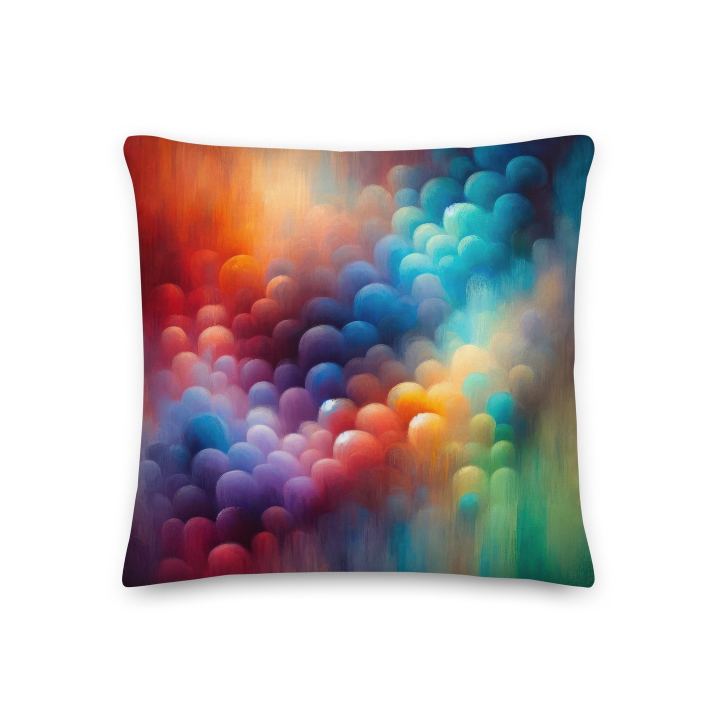 Abstract Art Pillow: Unified Spectrum