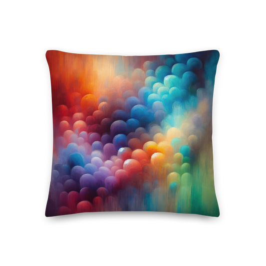 Abstract Art Pillow: Unified Spectrum