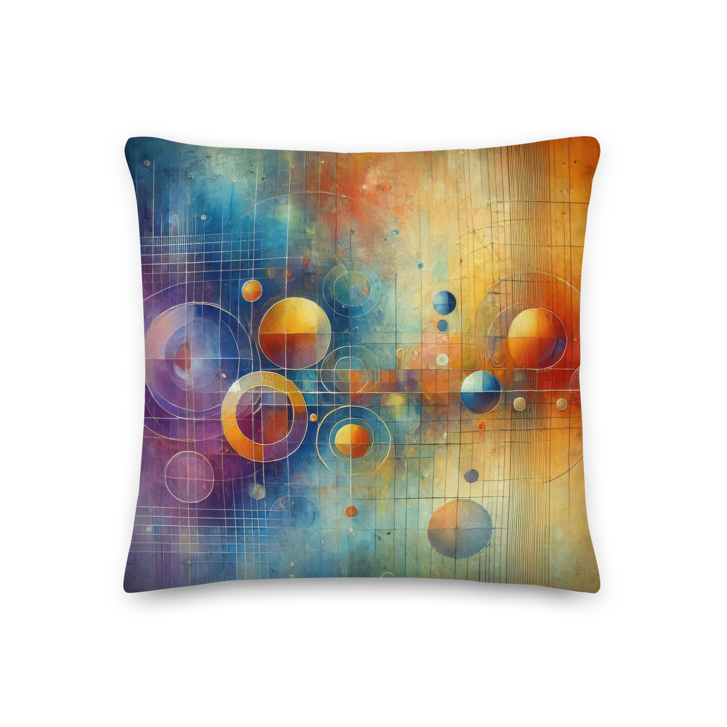 Abstract Art Pillow: Equilibrium Spectrum