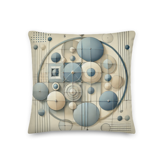 Abstract Art Pillow: Balanced Equilibrium