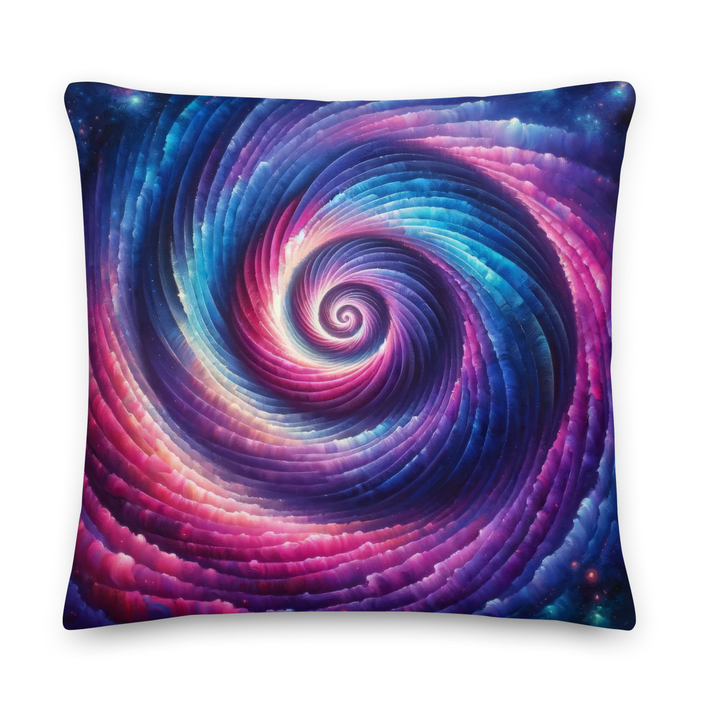 Abstract Art Pillow: Innovation Spiral