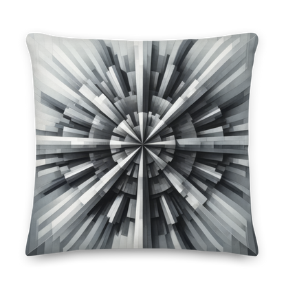 Abstract Art Pillow: Precision Pulse