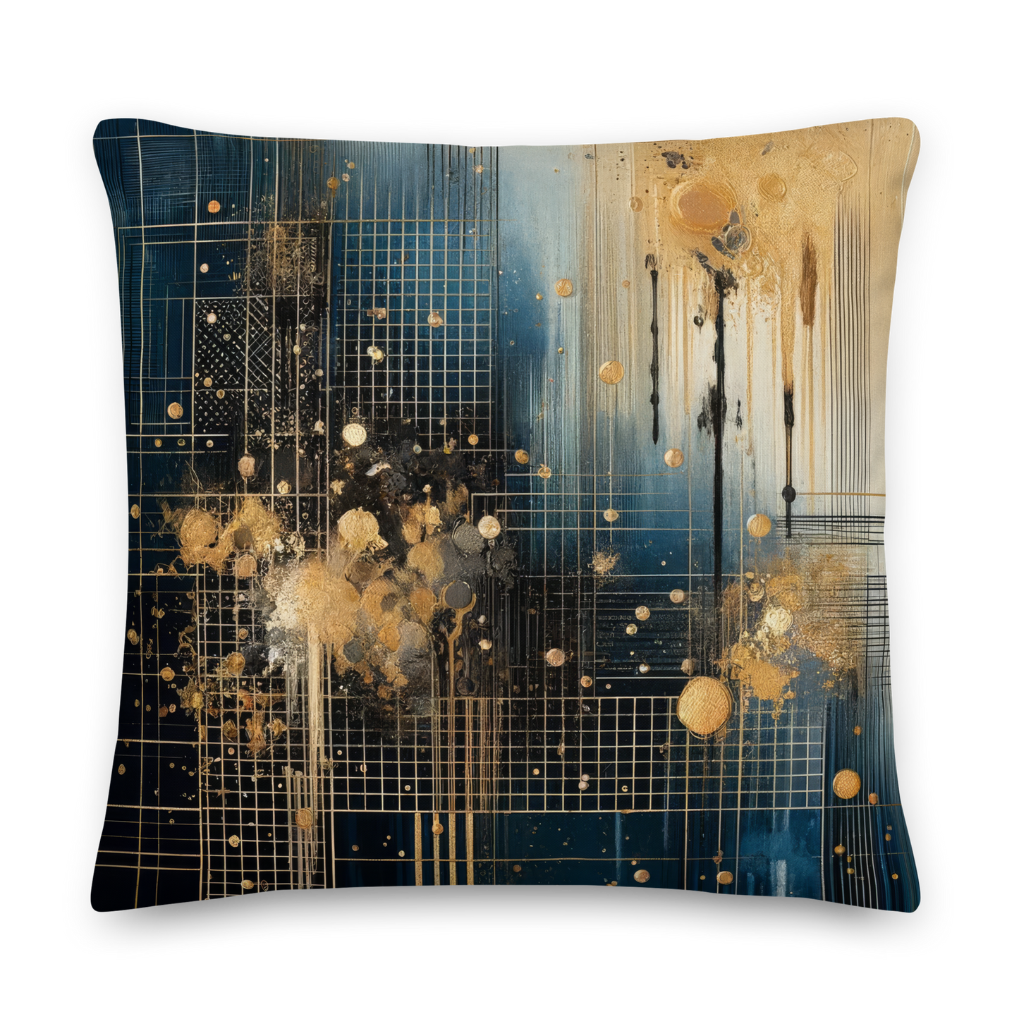 Abstract Art Pillow: Dynamic Framework