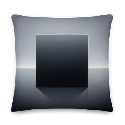 Abstract Art Pillow: Strategic Silence