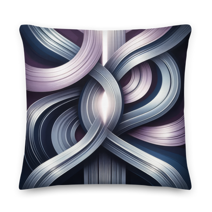 Abstract Art Pillow: Prepared Pathways