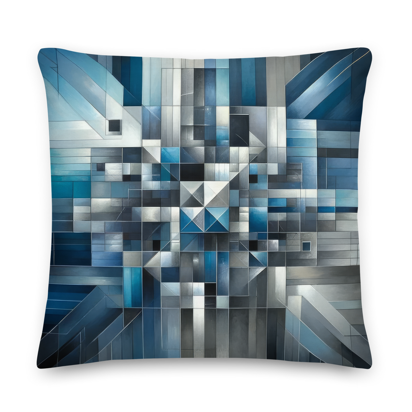 Abstract Art Pillow: Determined Equilibrium