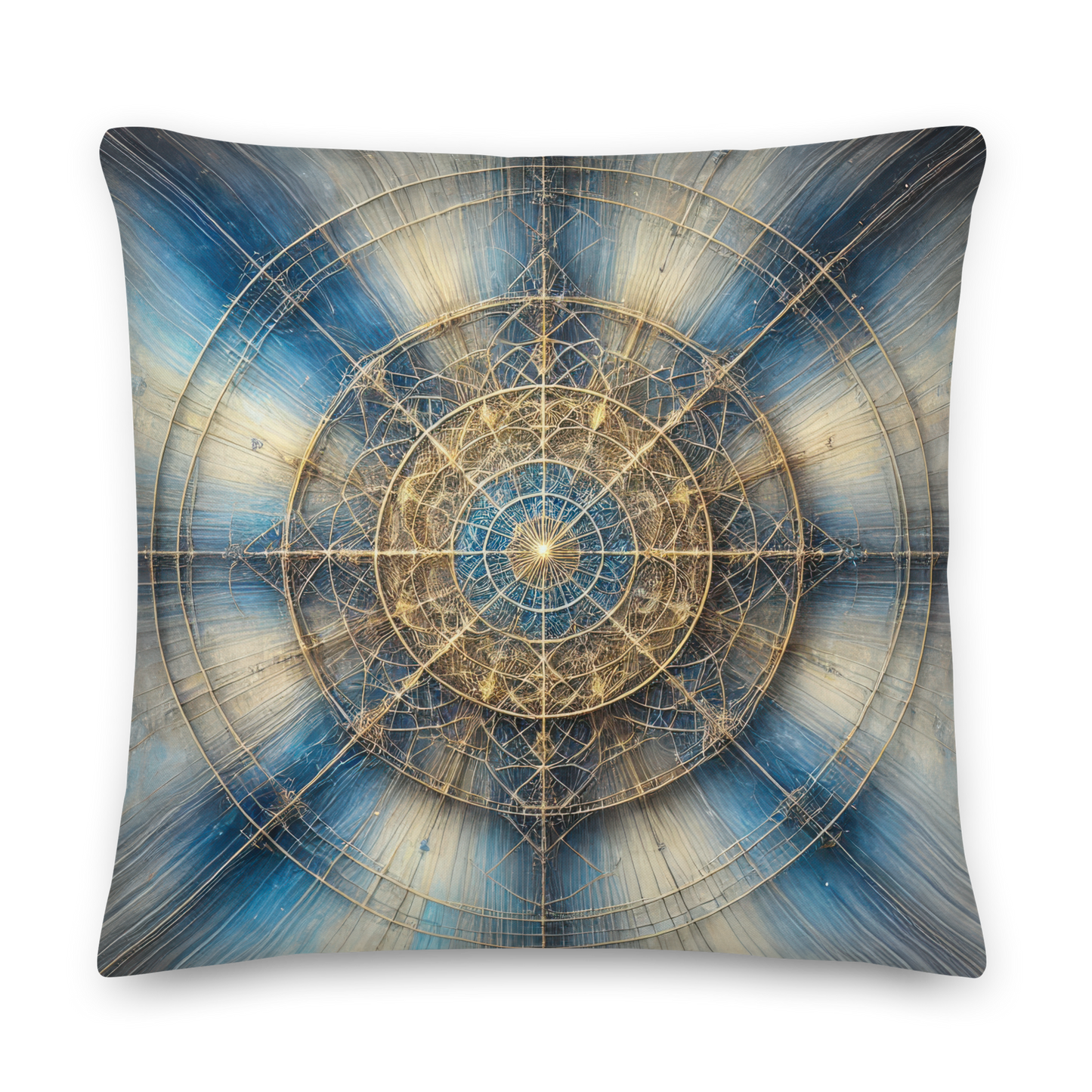 Abstract Art Pillow: Focused Interlude