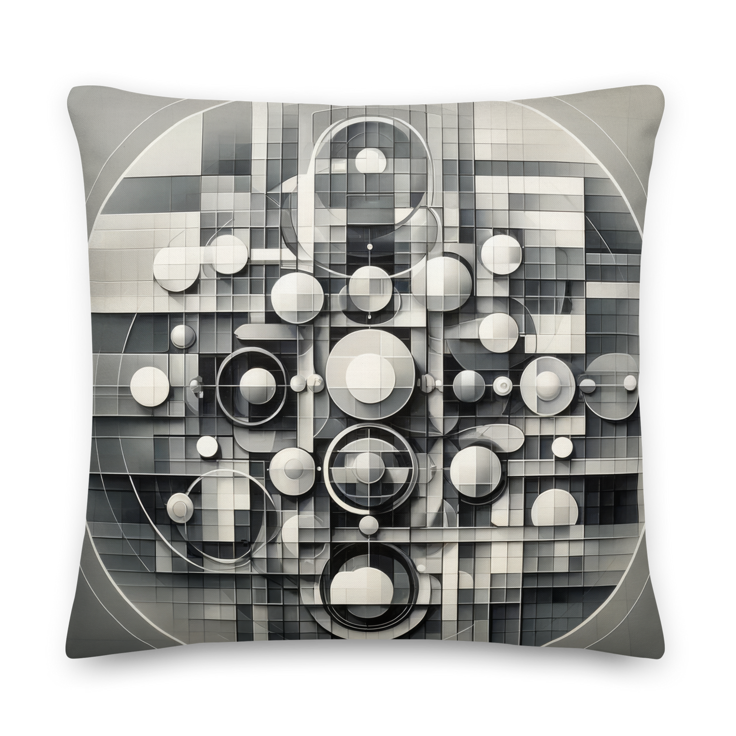 Abstract Art Pillow: Harmonic Alignment