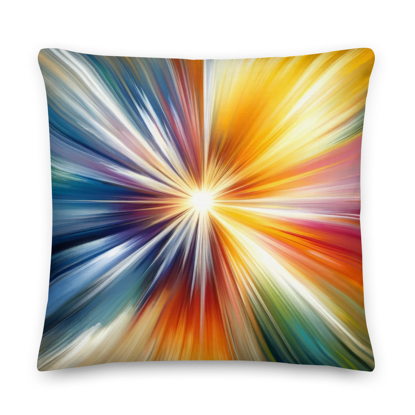 Abstract Art Pillow: Focus Nexus