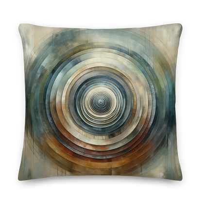 Abstract Art Pillow: Resolved Resonance