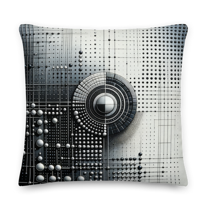 Abstract Art Pillow: Precision Matrix