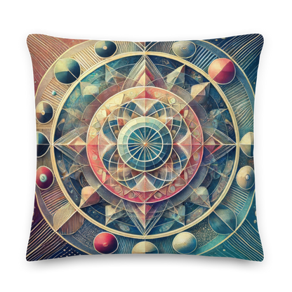 Abstract Art Pillow: Unified Cadence